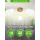 Люстра потолочная деревянная Дубравия 080-51-23 Диана 3 лампы 20 м² цвет натуральный белый