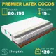 Матрас Sleeptek Premier Latex Cocos 80x195x19 см независимый пружинный блок, 1-спальный