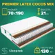 Матрас Sleeptek Premier LatexCocos Mix 70x190x21 см независимый пружинный блок, 1-спальный