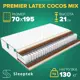 Матрас Sleeptek Premier LatexCocos Mix 70x195x21 см независимый пружинный блок, 1-спальный