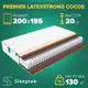 Матрас Sleeptek Premier LatexStrong Cocos 200x195x20 см независимый пружинный блок, 2-спальный