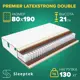 Матрас Sleeptek Premier LatexStrong Double 80x190x21 см независимый пружинный блок, 1-спальный