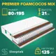 Матрас Sleeptek Premier FoamCocos Mix 80x195x21 см независимый пружинный блок, 1-спальный