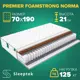 Матрас Sleeptek Premier FoamStrong Norma 70x190x21 см независимый пружинный блок, 1-спальный
