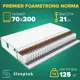 Матрас Sleeptek Premier FoamStrong Norma 70x200x21 см независимый пружинный блок, 1-спальный
