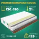 Матрас Sleeptek Premier MemoFoam Cocos 120x190x21 см независимый пружинный блок, 1.5-спальный
