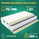 Матрас Sleeptek PremierBIG MemoFoam Double 70x195x27 см независимый пружинный блок, 1-спальный