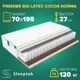 Матрас Sleeptek PremierBIG Latex Cocos Norma 70x195x27 см независимый пружинный блок, 1-спальный