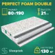 Матрас Sleeptek Perfect Foam Double 80x190x21 см независимый пружинный блок, 1-спальный
