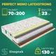Матрас Sleeptek Perfect Memo LatexStrong 70x200x23 см независимый пружинный блок, 1-спальный