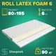 Матрас Sleeptek Roll LatexFoam 6 80x195x6 см беспружинный, 1-спальный