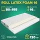 Матрас Sleeptek Roll LatexFoam 16 80x195x16 см беспружинный, 1-спальный
