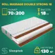 Матрас Sleeptek Roll Massage DoubleStrong 22 70x200x22 см беспружинный, 1-спальный