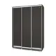 Шкаф-купе МФ Модерн Роланд 220x160x45 см 7 полок ЛДСП цвет венге