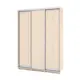 Шкаф-купе МФ Модерн Роланд 220x160x45 см 7 полок ЛДСП цвет дуб молочный
