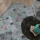 Ковер Лугано 100x160 см полипропилен 9524 цвет серый