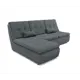 Раскладной диван Yorcom Калифорния-2 222x100x171 см велюр цвет серый
