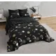 Комплект постельного белья Home mercury Сферитум 32003 семейный перкаль черный