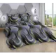 Комплект постельного белья Home mercury Графика 32575 семейный бязь серый
