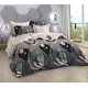 Комплект постельного белья Home mercury Абстракт 32595 евро бязь розовый