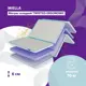 Матрас Miella Twisted Ergonomic 90x190 см, полутораспальный, латексный
