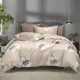 Комплект постельного белья Home mercury 30363 Цветы нимфы евро поплин бежевый