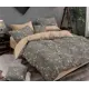 Комплект постельного белья Home mercury 30405 Золотой взрыв евро поплин серый