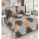 Комплект постельного белья Home mercury 31239 Кружево евро бязь серый