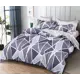 Комплект постельного белья Home mercury 30683 Калейдоскоп 2 1.5-спальный поплин фиолетовый