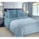 Комплект постельного белья Home mercury 30437 Вечность евро перкаль серо-голубой