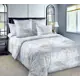 Комплект постельного белья Home mercury 30481 Сказка 2 семейный перкаль серый/голубой/белый
