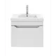 Тумба под раковину подвесная Рондо 80 см МДФ эмаль цвет белый