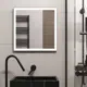 Зеркало для ванной Omega Glass Нант SD70 с подсветкой 60x60 см квадратное