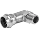 Угол переходной Rommer 1/2"x22 мм ВПр-НР нержавеющая сталь