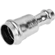Муфта переходная Rommer 28x15 мм ВПр нержавеющая сталь