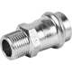 Муфта переходная Rommer 1/2"x22 мм ВПр-НР нержавеющая сталь