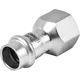 Муфта переходная Rommer 1/2"x15 мм ВПр-ВР нержавеющая сталь