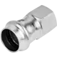 Муфта переходная Rommer 1/2"x22 мм ВПр-ВР нержавеющая сталь