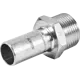 Муфта переходная Rommer 1"x22 мм НПр-НР нержавеющая сталь