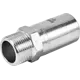 Муфта переходная Rommer 3/4"x28 мм НПр-НР нержавеющая сталь