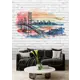 Фотообои Dekor Vinil Мост в Нью-Йорке на фоне кирпичной стены 200x270 см 9093dv