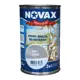 Грунт-эмаль 3 в 1 по металлу Novax глянцевая цвет серый RAL 7040 0.8 кг