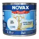 Грунт-эмаль 3 в 1 по металлу Novax глянцевая цвет белый RAL 9003 2.8 кг
