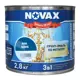 Грунт-эмаль 3 в 1 по металлу Novax матовая цвет синий RAL 5005 2.8 кг