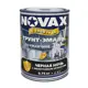 Грунт-эмаль 3 в 1 по металлу Novax молотковая цвет черная ночь 0.75 кг