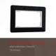 Рамка для двойной розетки Arte milano 503.14-double.black 1 пост цвет черный