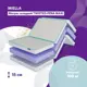 Матрас Miella Twisted-Pena Maxi 110x190x15 см беспружинный 1.5-спальный