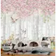 Фотообои флизелиновые Dekor vinil Сказочный лес с животными 300x270 см 9240dv