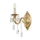 Настенный светильник Bohemia Ivele Crystal Al7901b10/1/175 b g цвет жёлтый/золотой