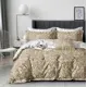 Комплект постельного белья Home mercury 32819 Славяна евро поплин бежевый